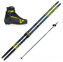 Fischer Aerolite IFP Skate Ski Package Mid-Level  w/22-23 model skis
