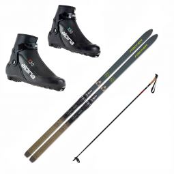 Fischer Adventure Crown Ski Package  No-Wax