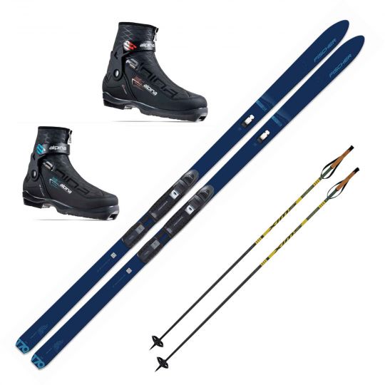 Fischer Outback 68 No-Wax Ski Package: akers-ski.com