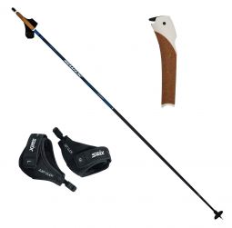 Swix Dynamic D2 Poles w/Just Click, pair