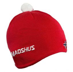 Madshus XC Hat - Red with Norway Flag