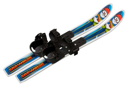 Whitewoods Snowman Junior Skis w bindings akers ski