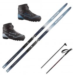 Salomon Escape 59 Snow Positrak Premium Compact Ski Package