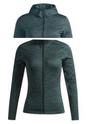 Swix Women's Tista Grid Fleece Zip Hooded Midlayer